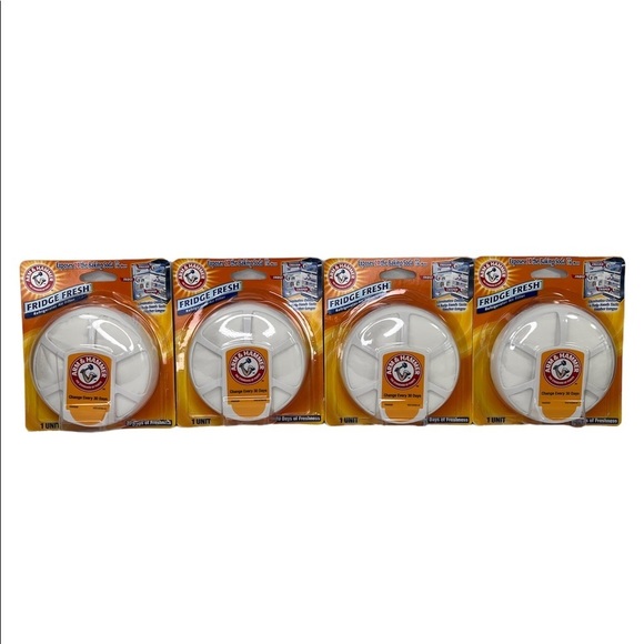 Arm & Hammer Other - (Box of 4) Arm & Hammer Baking Soda Fridge Fresh Air Filter, 0.28 oz